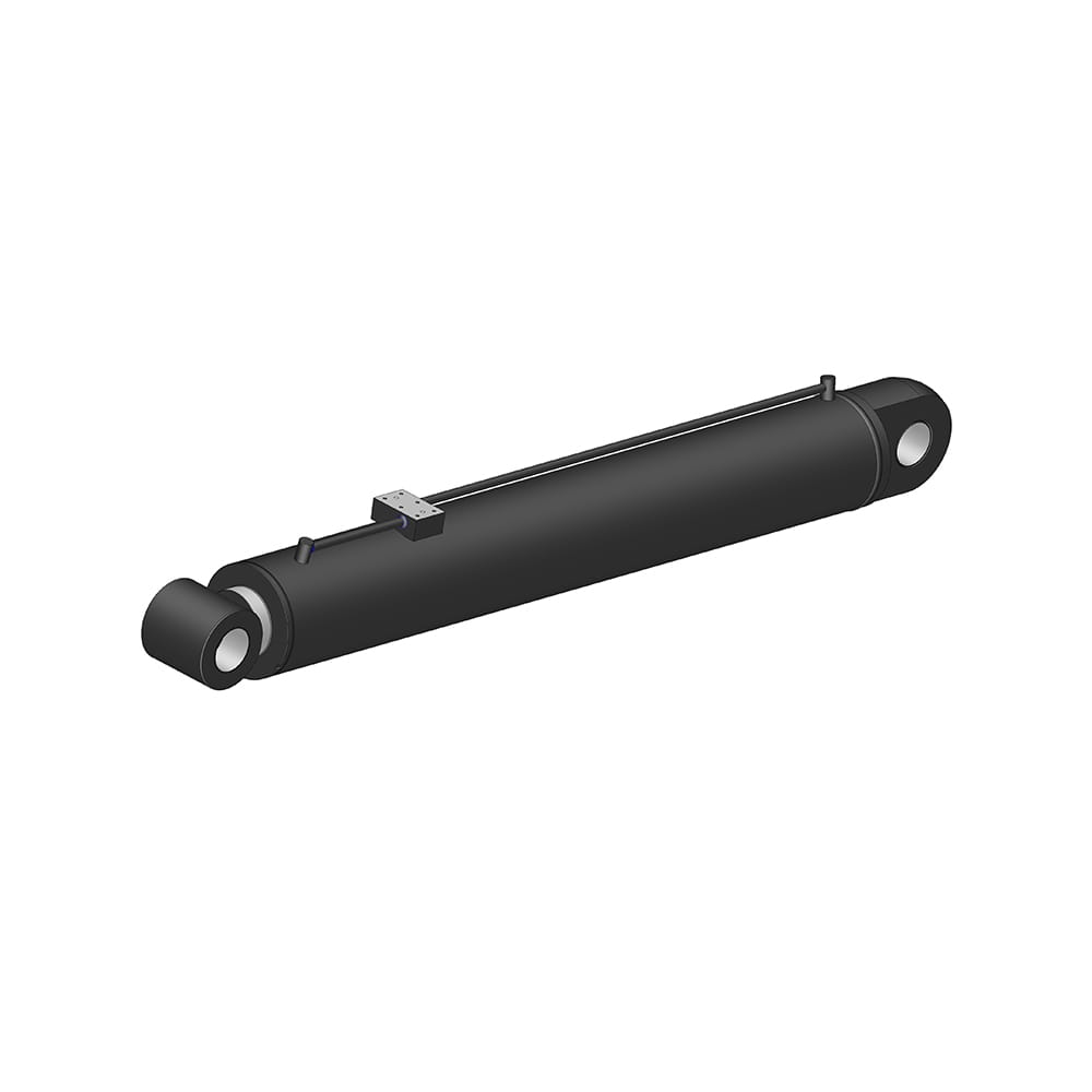 Zijlader kraan hydraulische stempel luffing cilinder