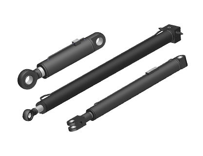 Hydraulische cilinders voor het stapelen van machines