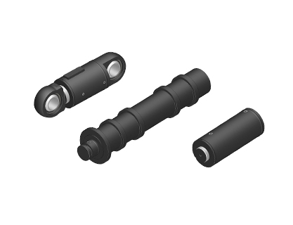 Hydraulische cilinder voor pijpaanjackmachine 